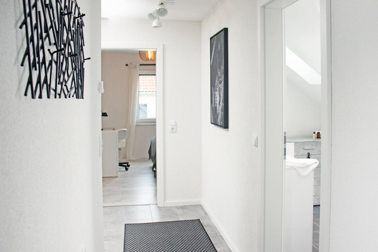 Blackncozy - Design Appartement Mit Boxspringbett Und Balkon Lörrach Extérieur photo